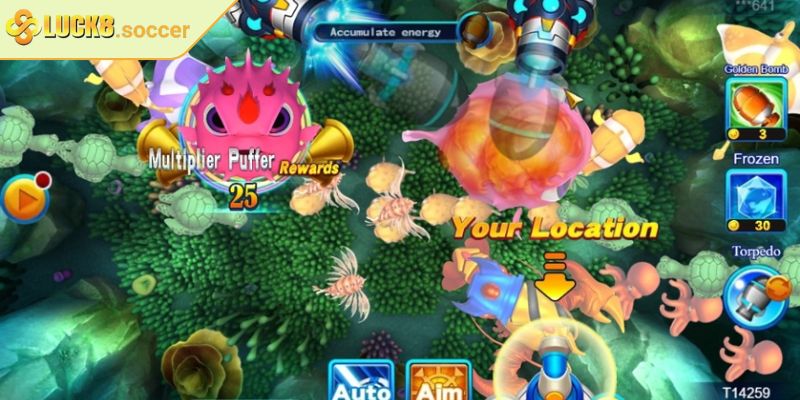 Bombing Fishing LUCK8 - Bùng Nổ Trải Nghiệm Bắn Cá Ăn Thưởng 1 Khám phá Bombing Fishing LUCK8