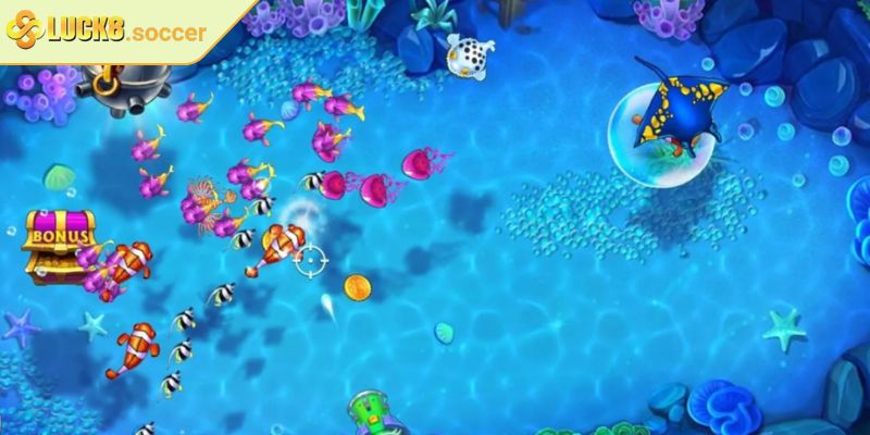 Mega Fishing LUCK8 - Bí Quyết Sử Dụng Vũ Khí Và Mẹo Chơi 1 Các biểu tượng đặc biệt trong Mega Fishing LUCK8