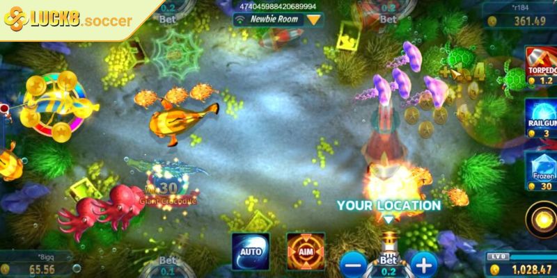 Mega Fishing LUCK8 - Bí Quyết Sử Dụng Vũ Khí Và Mẹo Chơi 2 Ngư lôi trong Mega Fishing