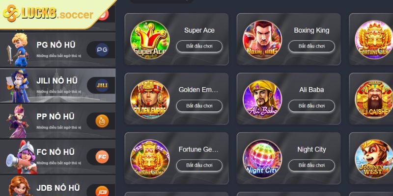 Nổ Hũ JILI LUCK8 - Khám Phá Top 3 Game Hot Nhất Sảnh Cược 1 Khám phá sảnh Nổ Hũ JILI LUCK8