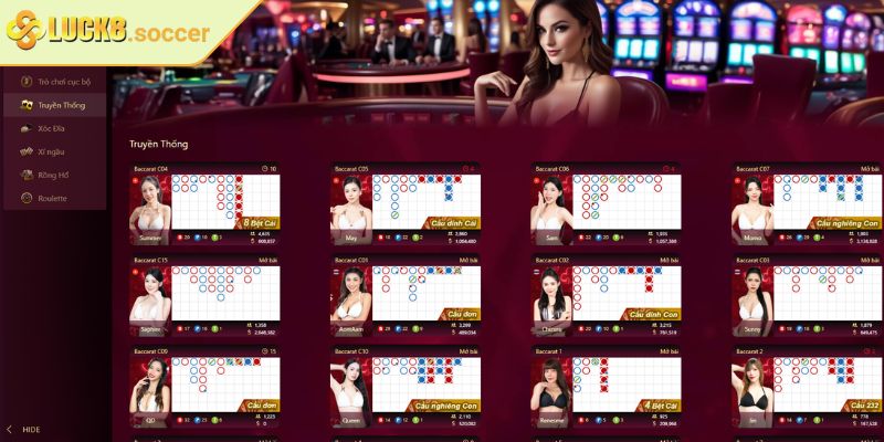 AE Casino LUCK8 - Đỉnh Cao Giải Trí Sòng Bài Trực Tuyến 2 Điểm thu hút thành viên chơi game Casino tại AE LUCK8