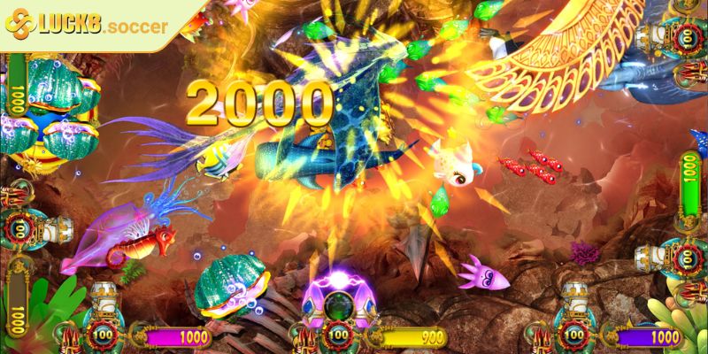 Bắn Cá Boss LUCK8 - Bí Quyết Săn Phần Thưởng Cực Khủng 3 Kết hợp bắn cá thường