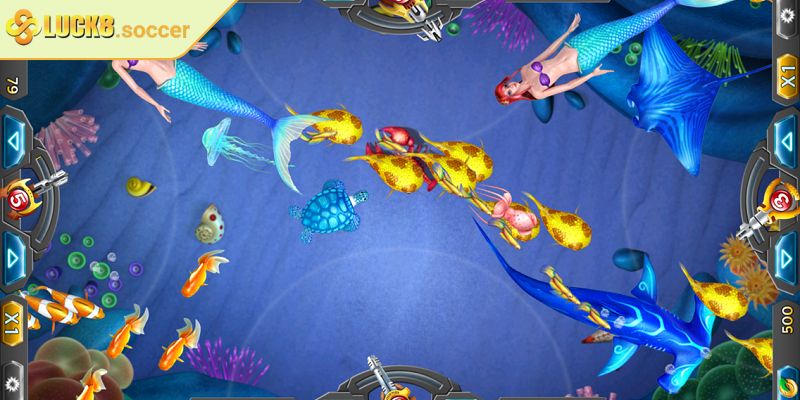 Bắn Cá Tiểu Tiên Cá LUCK8 - Thế Giới Đại Dương Hấp Dẫn 2 Phòng chơi Bắn Cá Tiểu Tiên tại LUCK8 đa dạng