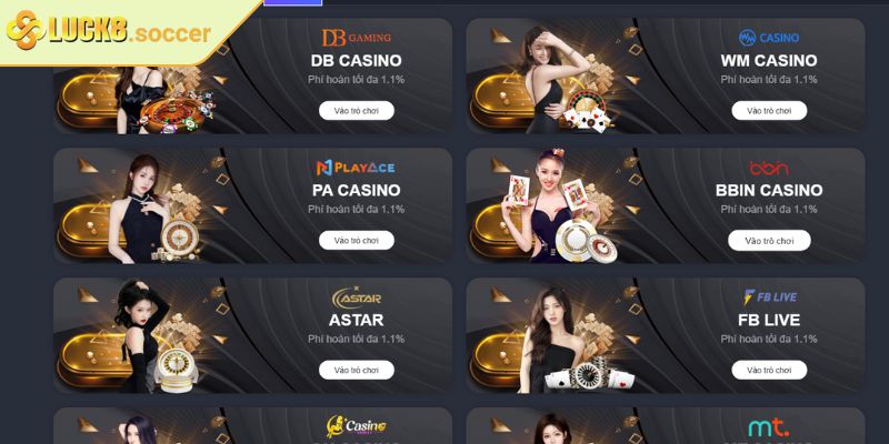 DB Casino LUCK8 - Nhà Phát Hành Game Cá Cược Đẳng Cấp 1 Khám phá nhà phát hành DB Casino LUCK8