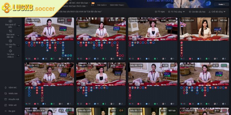 DB Casino LUCK8 - Nhà Phát Hành Game Cá Cược Đẳng Cấp 2 Tính năng chơi Casino tại nhà cung cấp DB LUCK8
