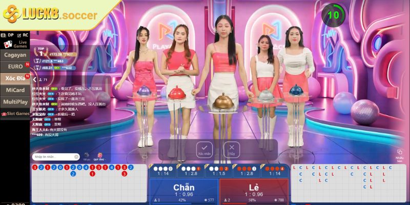 PA Casino LUCK8 - Khám Phá Sảnh Game Bài Đẳng Cấp Quốc Tế 3 Tham gia ván Sicbo online