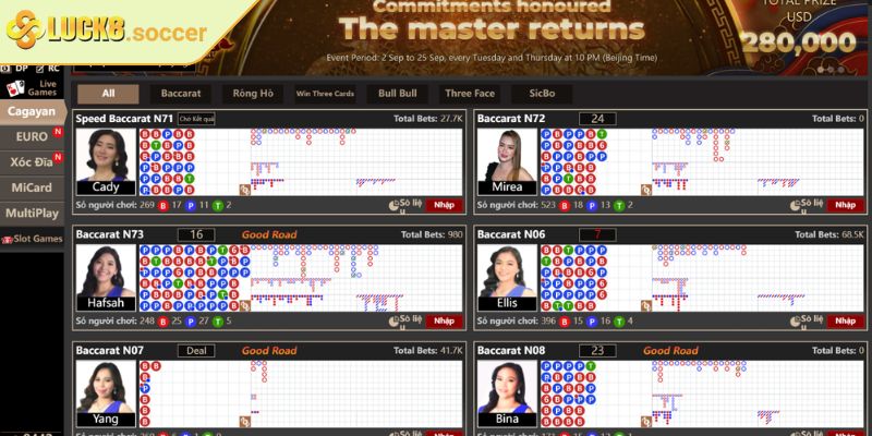 PA Casino LUCK8 - Khám Phá Sảnh Game Bài Đẳng Cấp Quốc Tế 2 Tính năng nổi bật khi trải nghiệm PA Casino tại LUCK8